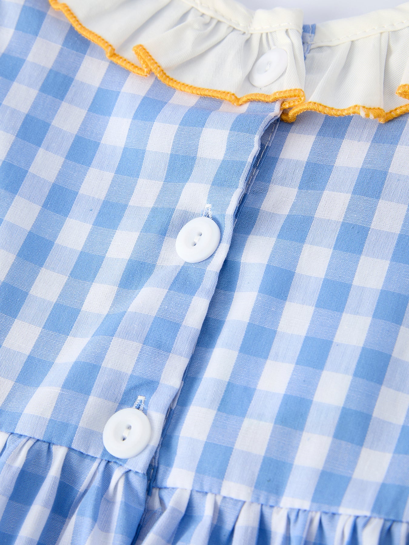 Spring Daisy Bow Smocked Toddler Girl Dress