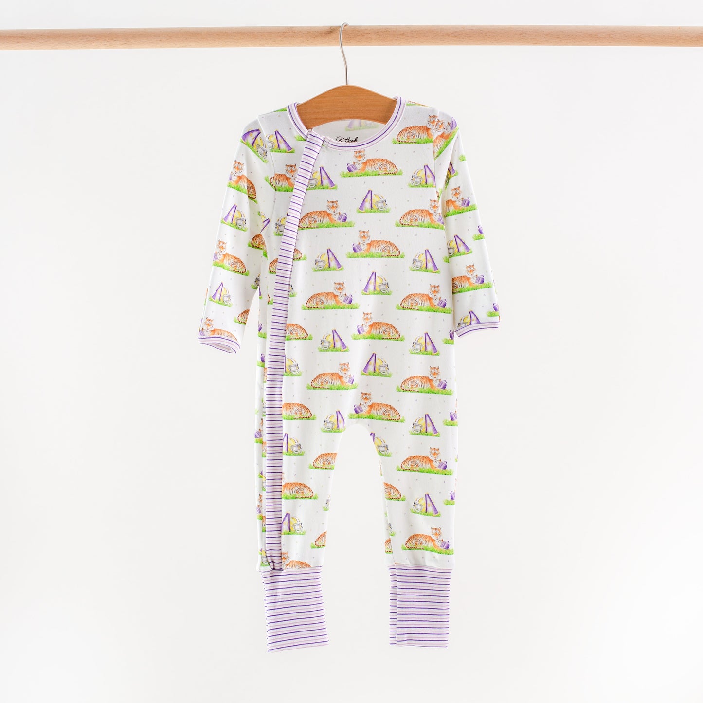 Mascot Mania in Louisiana Organic Cotton Kids Pajamas