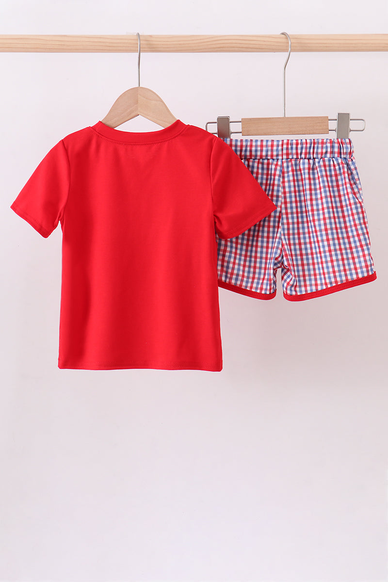 Ole Miss HOTTY TODDY smocked shorts set