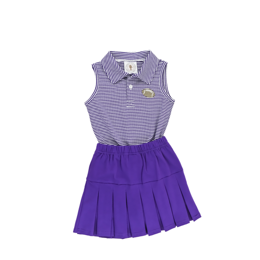Fan Zone Skort Set- Purple