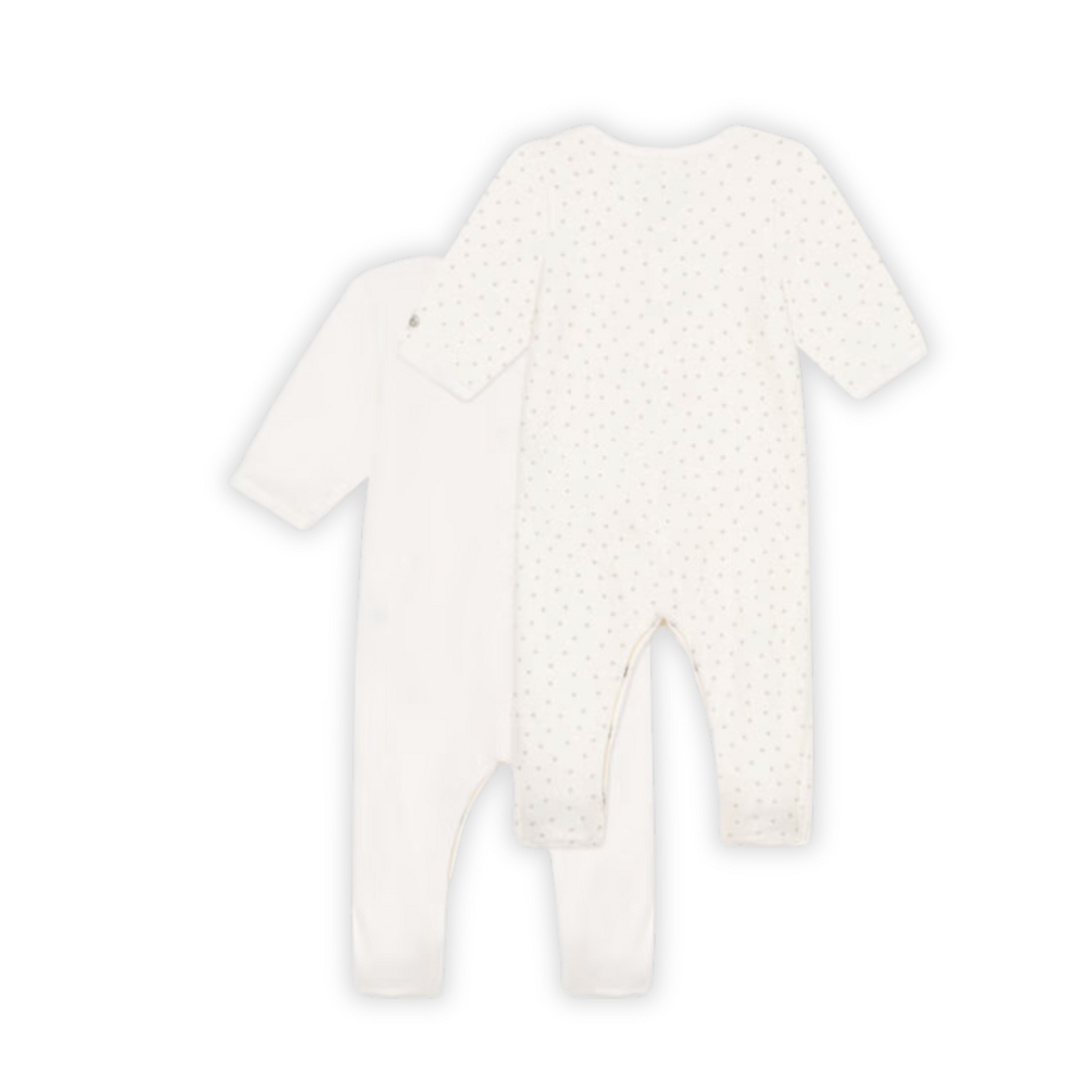 Petit Bateau | 2-Pack Velour Baby Pajamas