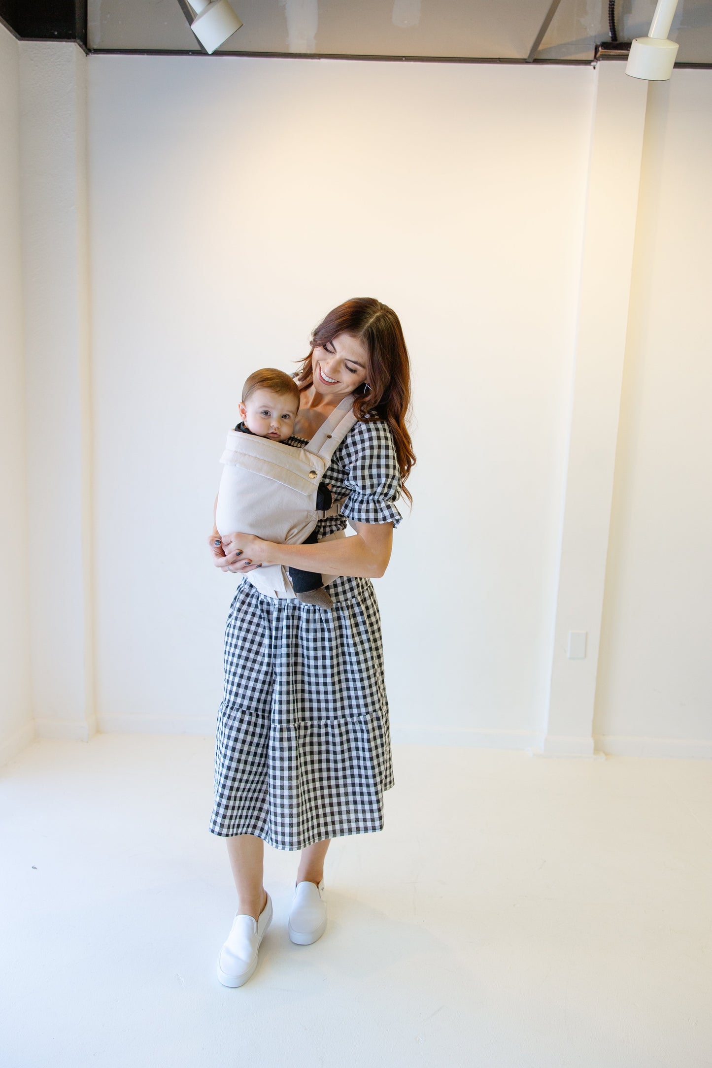 Coco Cream - Cotton Linen Baby Carrier (7-35 lbs)