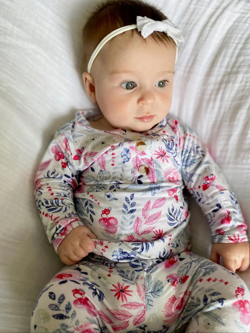 Newborn Baby Girl Coming Home Outfit – Baby Clothes Set NB–24 Months, Soft Modal Baby Outfit | Bloom
