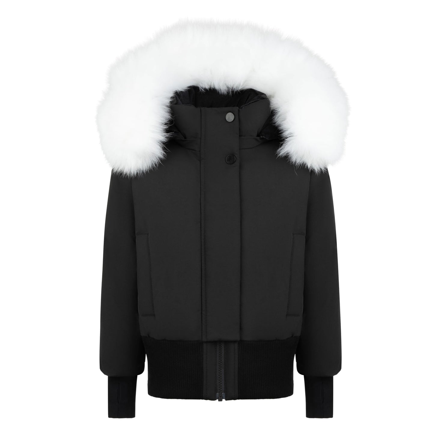 Pramie Girls Black Bomber Jacket 4–16 | Classic Kids’ Winter Coat