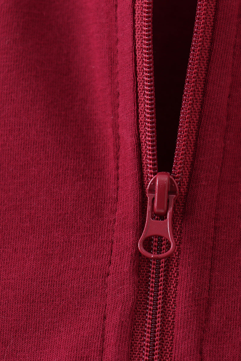 Premium Maroon Georgia bulldog embroidery vest