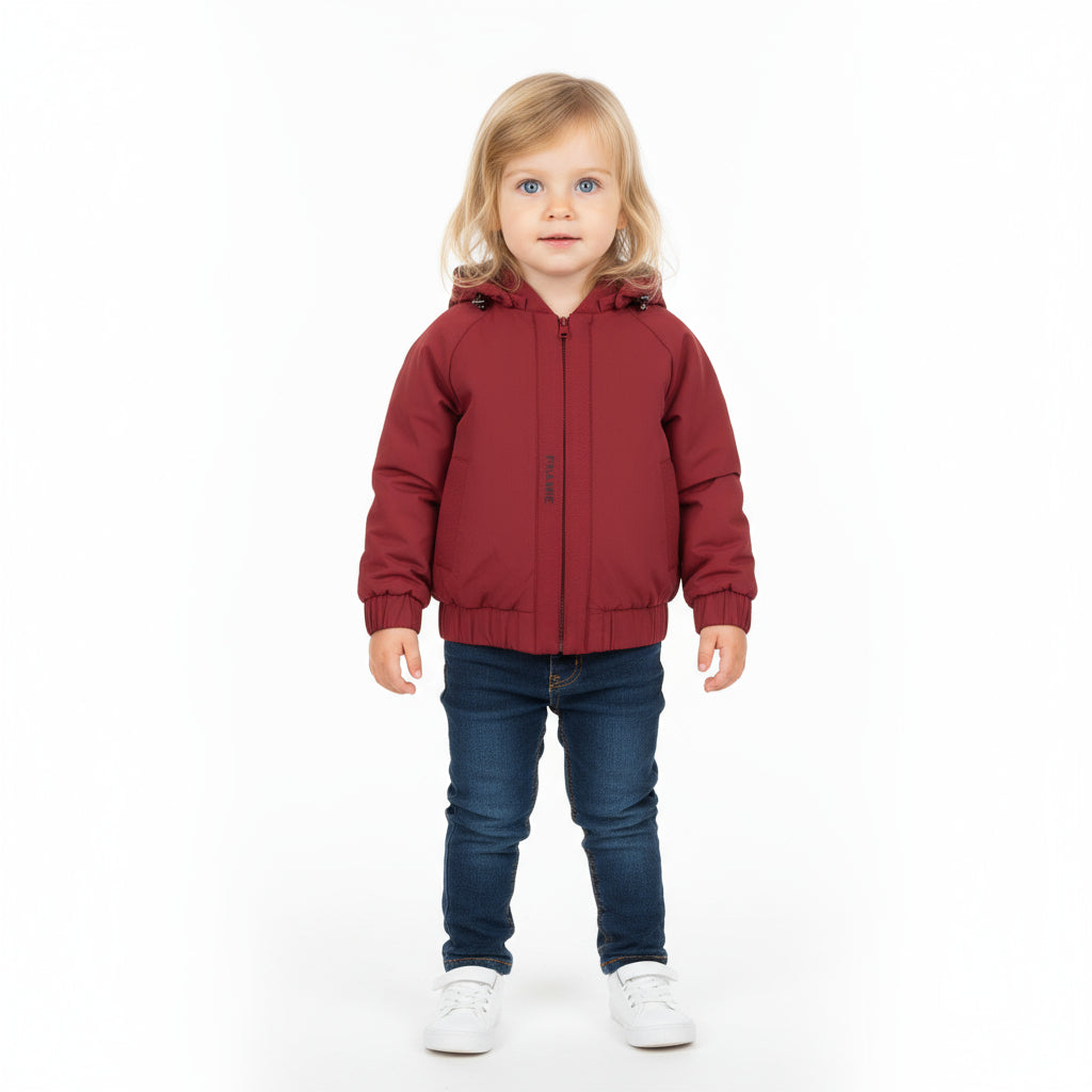 Pramie Red Ribbon Fall Jacket | Chic, Warm & Stylish Seasonal Wear 18M-8