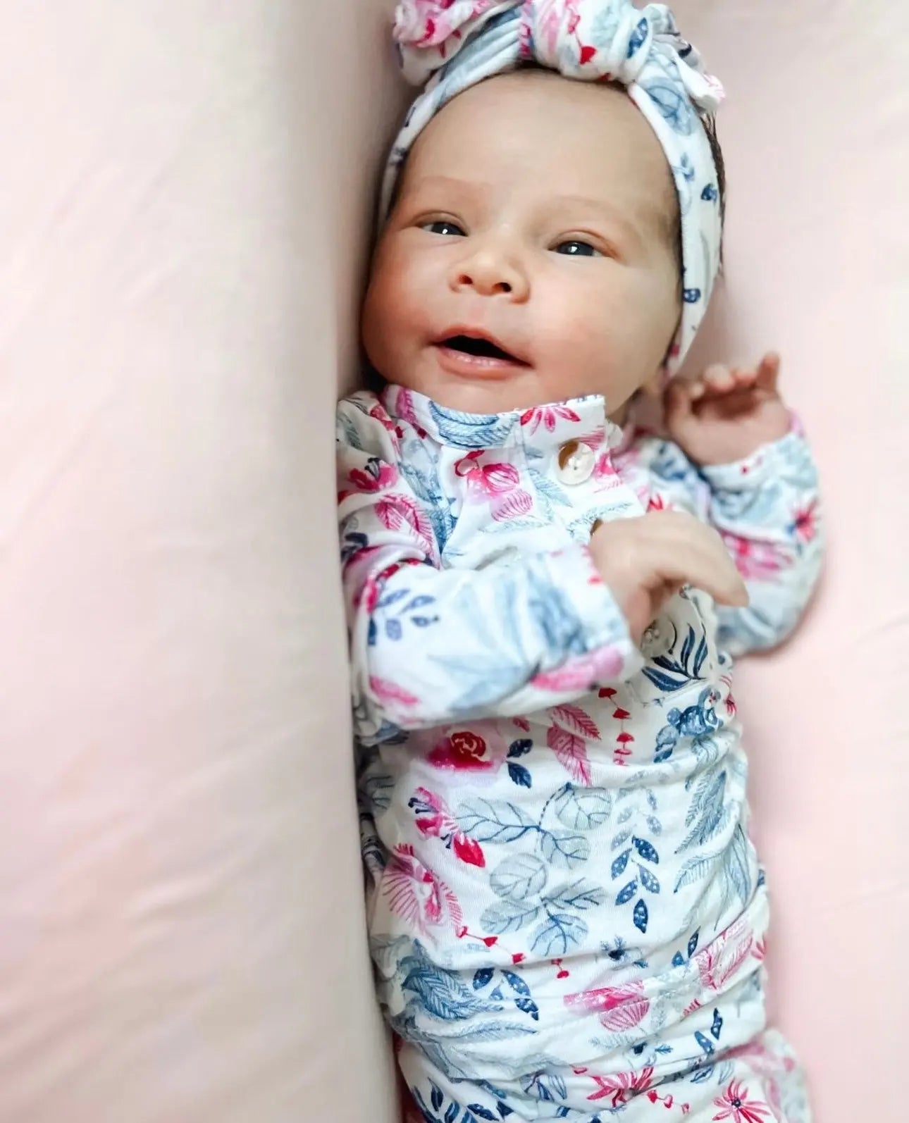 Newborn Baby Girl Coming Home Outfit – Baby Clothes Set NB–24 Months, Soft Modal Baby Outfit | Bloom