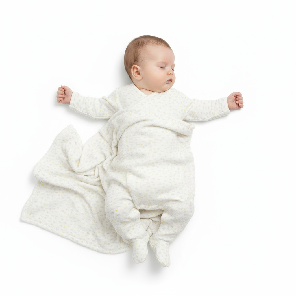 Petit Bateau Cloud Print Footie