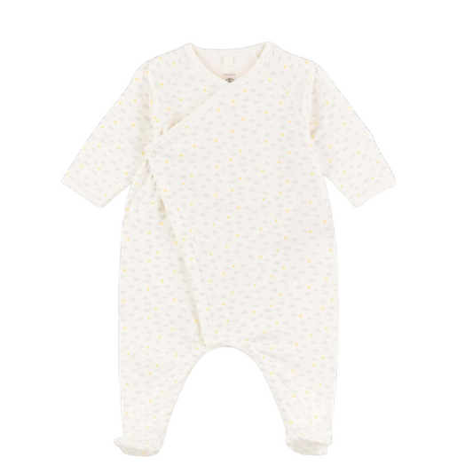 Petit Bateau Cloud Print Footie