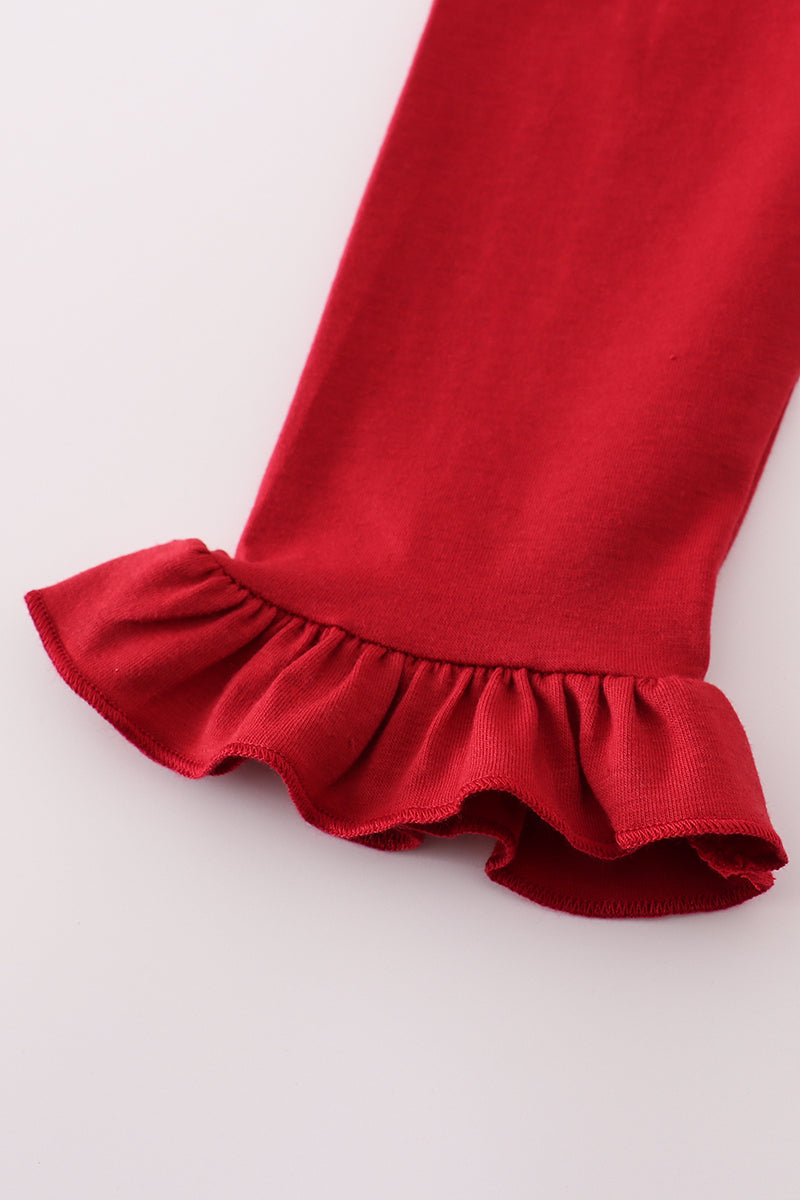 Alabama roll tide elephant applique stripe pants set