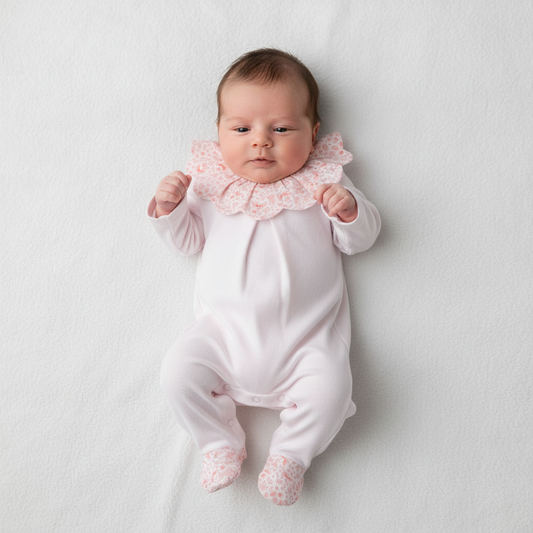 BUTTERFLY | White Cotton All-in-one