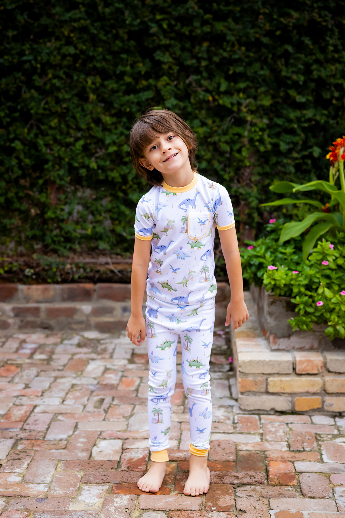 Dino-mite Birthday Organic Cotton Pajamas