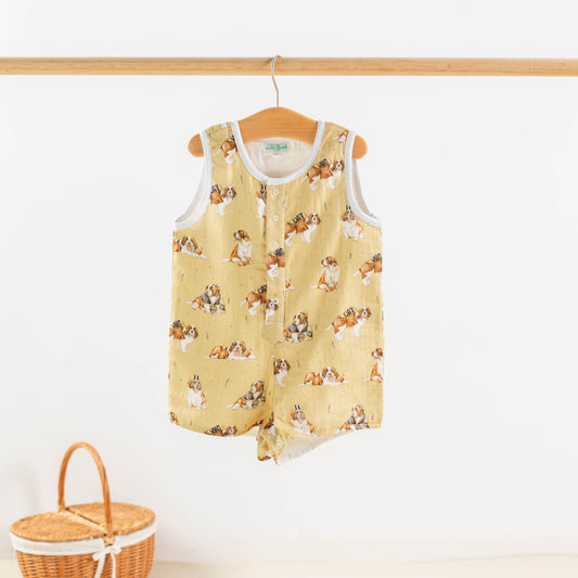 MVP: Louisiana Saints Organic Muslin Shortalls