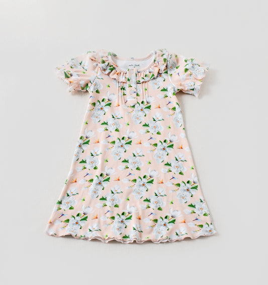 Pink Magnolia Organic Cotton Play Dress