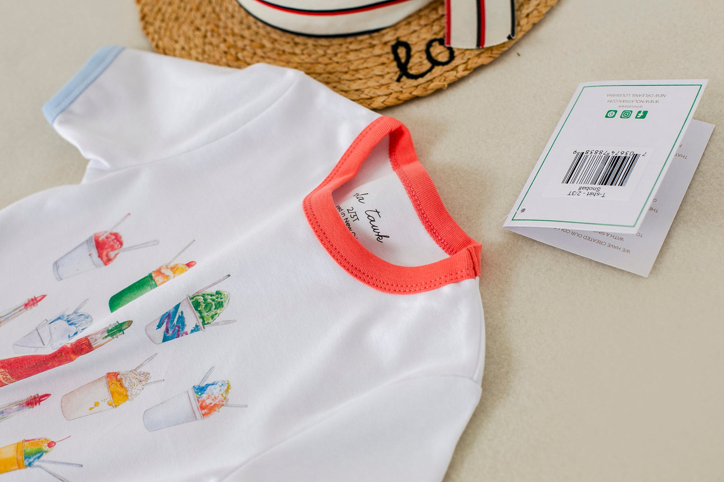 Eat More Snoballs Organic Cotton Kids Tshirt